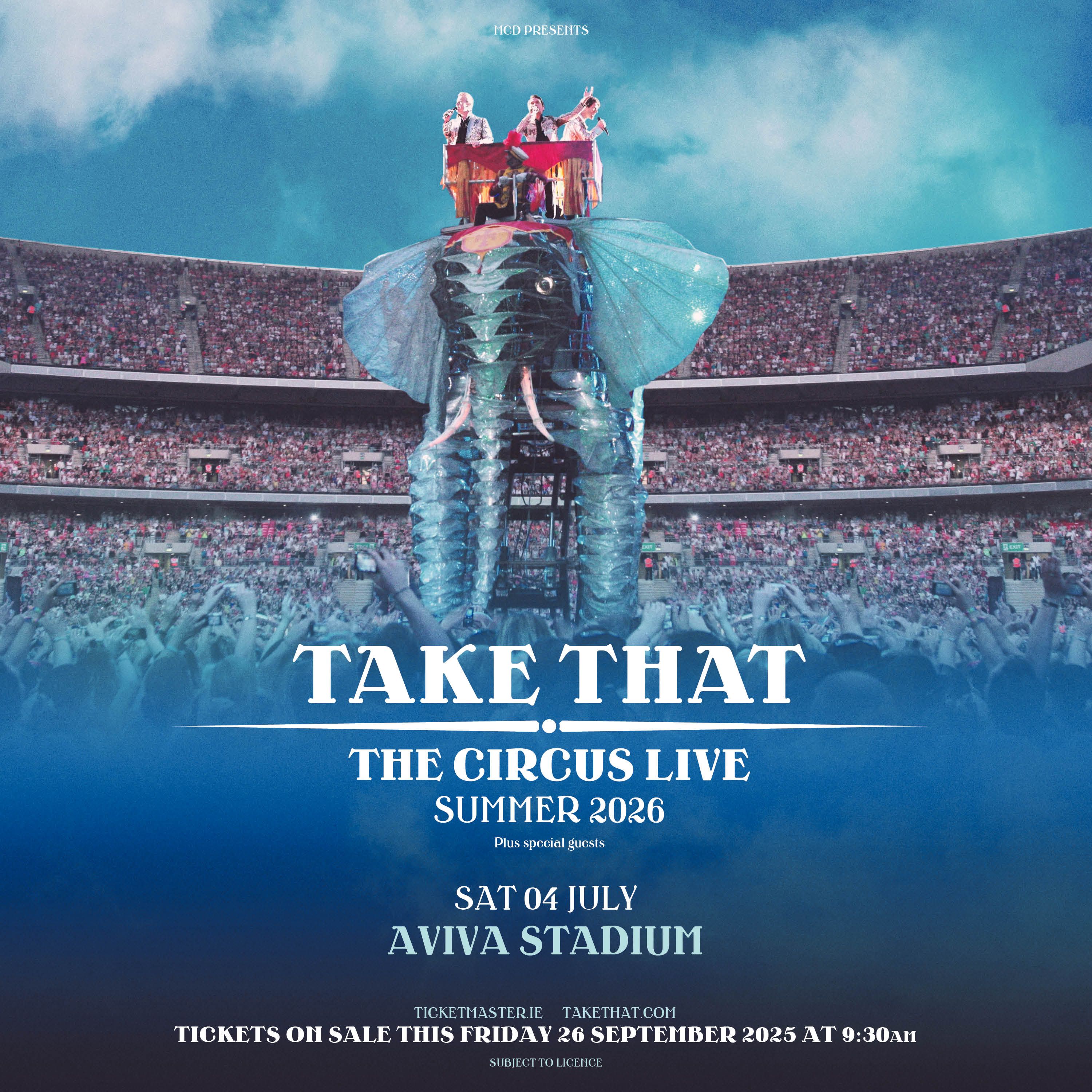 Take That | The Circus Live - July 4th 2026